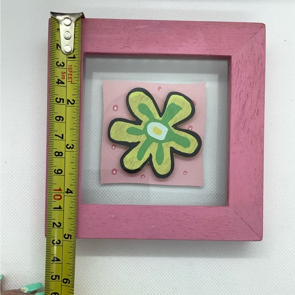 Girly Wall Decor 2 decorative shadow boxes 5x5 - Picture 4 of 4